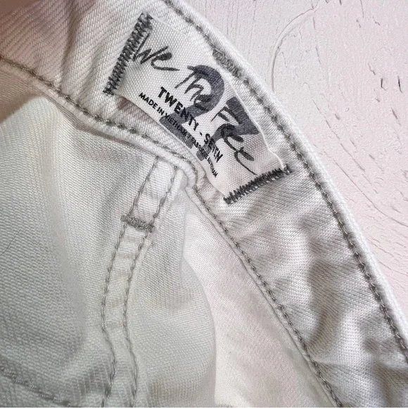 We The Free Bailey Cream Fringe High Waist Mini Skirt Womens 27 - Picture 8 of 8